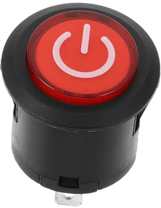 MAJORMENCH Kid Electric Car Start Button Switch for Children One-key Power Supply for Electric Ride-on Cars and Motorcycles Replacement Parts Emergency Stop Function