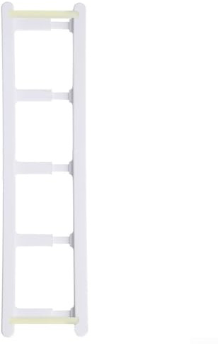 Organizzatore per cialde da caffè da cucina, 26 x 6,5 x 3 cm, scaffale per caffè senza punzonatura, supporto elastico per cialde di caffè in ABS