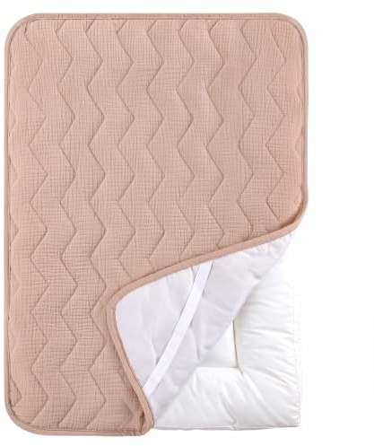 lulumoon wickelauflage bezug 50x70 Musselin: 100% Baumwolle und Waschbar