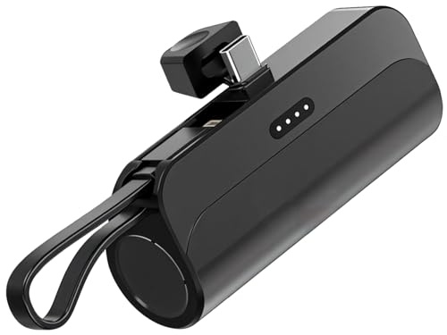 Power Bank tascabile da 5000 mAh, ricarica rapida da 20 W, caricatore a doppia porta per tipo C, compatto e leggero, approvato Fcc CE
