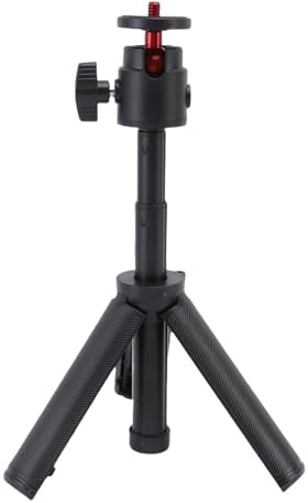 Haofy Treppiede con Asta di Prolunga, Mini Treppiede per Selfie Stick Ad Altezza Regolabile con Rotazione di 360 Gradi per Fotocamere e Smartphone