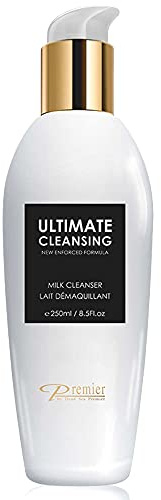 Premier Dead Sea Cleansing Milk – Gentle Face Cleanser & Makeup Remover, Sensitive Skin, Classic Collection, 8.45 fl oz