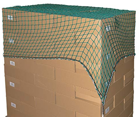 Kerbl Abdecknetz (Anhängernetz; Netz für Fahrzeuge, Anhänger) 2 x 3,5m, Maschenweite 30 mm, Materialstärke 1,8 mm, Nr. 37261, Grün