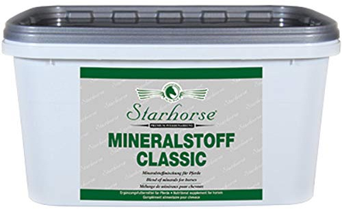 starhorse minérale classique mineralstoffmischung pour chevaux 4 kg Seau