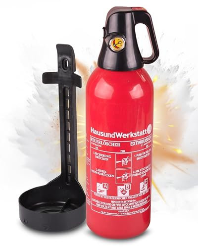 Aluminium Schaumfeuerlöscher 'Laura' 2L ABF (Fettbrandlöscher FS2P Halterung Prüfplakette HUW24)