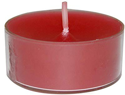 144x Teelichter rot in Acrylcup Kerzen 4 Std. Brenndauer Gastronomie Teelicht