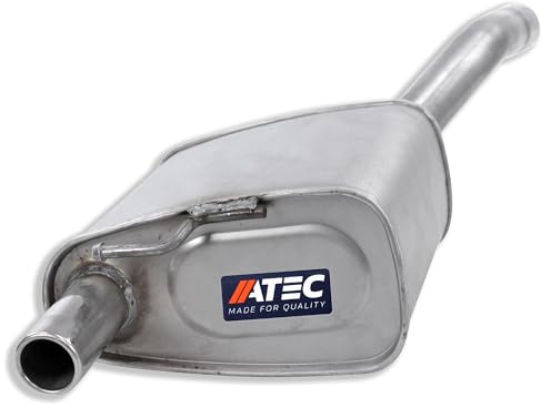 ATEC Germany 1x Endschalldämpfer | Kompatibel mit: FORD FOCUS I