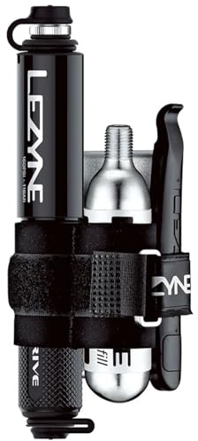 Lezyne Unisex – Erwachsene CNC Pocket Drive Loaded Minipumpe, schwarz, 14 cm