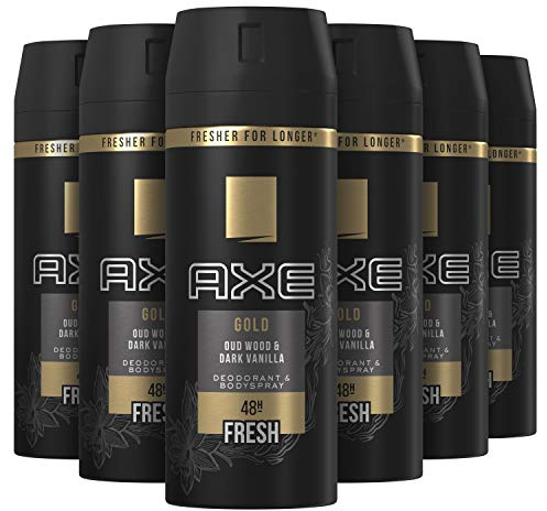Axe Deodorant Bodyspray Gold – 6 x 150 ml
