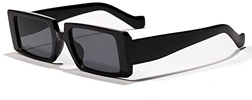Klassisch Sonnenbrille Damen Sonnenbrillen Herren Schmale Brillen Modeaccessoires Schwarz