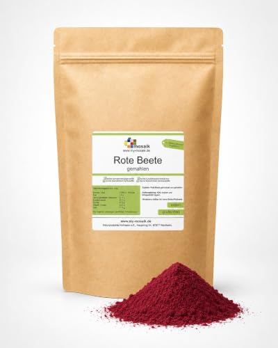 Rote Beete Pulver 100% natürlich - zum Kochen oder Färben von my-mosaik (1000)