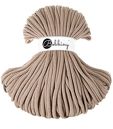 Bobbiny Jumbo 9 mm Rope-Garn 100 m Kordel (Sand)