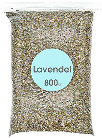 Lavanda Seca Natural 800 GR - Flores Secas Lavanda - Lavanda - Flor de Lavanda Seca Natural para Ambientador, Aceite Esencial, Jabones, Cosméticos, Velas…