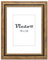 VictoR Bilderrahmen Boho Gold in 18x24 cm - Leiste: 30x16mm - Fotorahmen Vintage Deko Rustikal - Bilderrahmen Gold 18x24 - Landhaus