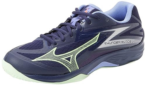Mizuno Thunder Blade Z, Voleibol Unisex Adulto, Eveblue Techgreen Iolita, 40.5 EU