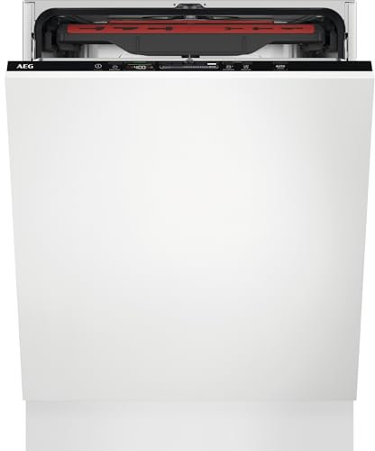 AEG FSB64907Z Lavavajillas Integrable, 60 cm, 14 Cubiertos, Secado AirDry, Brazo Aspersor Satélite, Cristalería, 7 Programas, 3 Temperaturas, 44 dB(A), Serie 6000, Clase C