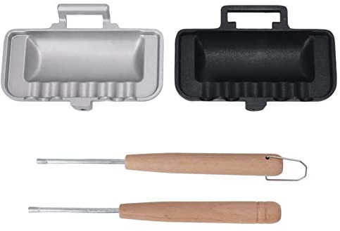Padella a Doppia Faccia, Sandwich Padella a Doppia Faccia Sandwich Teglia da Forno Pane Crimp Sealing Teglia da Forno per Colazione Pancakes Toast Omelette