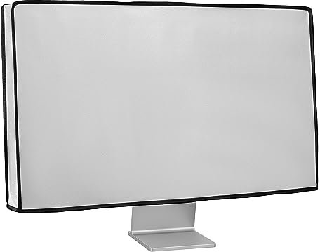 kwmobile Schutzhülle kompatibel mit 34-35 Monitor - Hülle PC Bildschirm - Computer Cover Case - Weiß