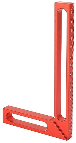 90° Carpenter's Square L Shape Height Gauge Scriber Right Angle Carpenter's Ruler for Woodworking (160mm)
