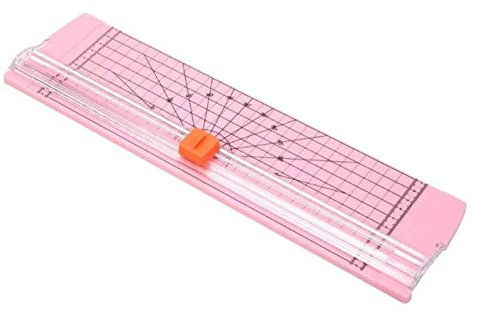 DUnLap Papierschneider A4 Tragbare Papierschneider Precision Paper Cutter Schneidemaschine Büro Kunststoff Etiketten Foto Schneidematte Maschine DIY. Handwerk Worklion papierschneider(Size:China)