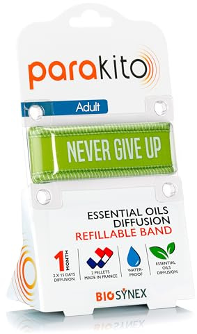 PARA'KITO Essential Oil Diffusion Mosquito Wristband (Never Give Up)