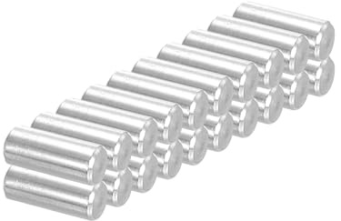 PATIKIL 20 Stück 304 Edelstahl Zylinderstift 6mm Durchmesser, 14mm Länge Dübelstifte Metall Regalstifte für Kleiderschrank Kommode Schrank Bücherregal Industrie Haushalt Möbel Regale