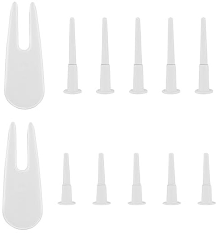 FuzlPnag Pack of 12 Yoga Ball Air Plug, Fitness Exercise Ball Air Plug, Large Ball Plug Adapter Puller Accessories for Gymnastics Ball with Removal Devices (for Yoga Ball)