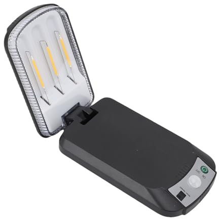 Oreilet Luci a Parete Solare Esterno, Luci di Recinzione Solare Impermeabile con Telecomando, Illuminazione con Applique da Lampada a Parete per Giardino di Cortile Anteriore Patio