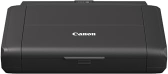 Canon MAXIFY BX110 Compact Printer - Wireless Printer with Rechargable Battery, Prints Up to A4 Size | Perfect for Home Office & Travel | Print via Laptop, PC or Smart Phone PRINT App
