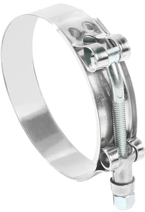 Flaconi Abrazadera Tubo Escape Motocicleta,Abrazadera Clip Tubo Acero,Collares De Manga De Escape De Acero Inoxidable,Collar De Tubo De Escape,para La Camiones,Marina Y Motocicleta (60–63mm)