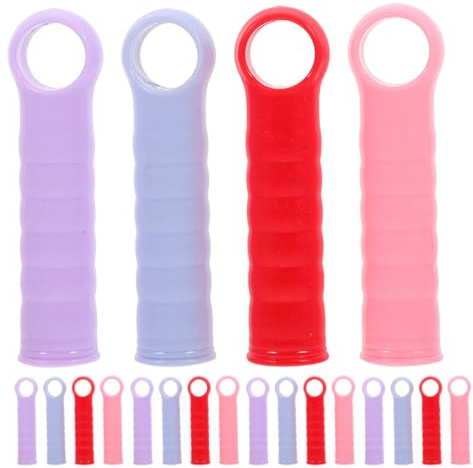 Homoyoyo 40pcs Mop Handle Sleeve: Plastic Mop Handle Cover - Universal End Cap Comfortable Grip for Broom Rods Effortless Cleaning in Kitchen Bathroom Living Room