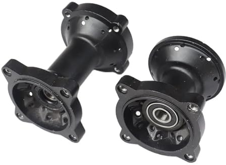 GCLANXI For cerchioni da 12 mm/15 mm, mozzo in acciaio, anteriore da 10, 12, 14, 17 pollici e ruota posteriore da 10, 12, 14 pollici, moto da cross, pit bike, fuoristrada.(1pc 12mm Front)