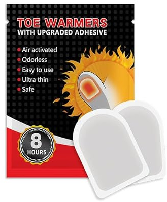 Für Zehenwärmer 40 Paar Fußwärmer Pads für 8 Stunden Wärme, Zehenwärmer Pads, Wärmepads Füße, Fußwärmer Einlegesohle, Wärmesohlen für Schuhe, Fusssohlenwärmer Selbstklebend