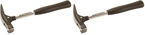 Peddinghaus Latthammer XSTRIKER 570 g – Teilpoliert, ohne Magnet, Stahlrohrstiel, Rauhe Bahn, GS Geprüft, Hochwertig Geschmiedet, Ergonomischer Kunststoffgriff (Packung mit 2)