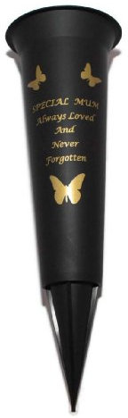 Special Mum Verse Graveside Memorial Grave Spiked Flower Vase
