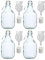 16-Piece Set of Glass Carboy Fermentation Bottles with Stoppers, Fermentation Tubes & Swing Top Caps, 5 Litres, BDG5D