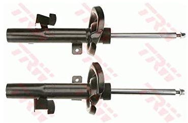 TRW 2x Amortisseur Jambe de suspension Pression de gaz amortisseurs Compatible avec FORD Focus Mk2 3/5 portes DA, HCP, DP JGM6078T