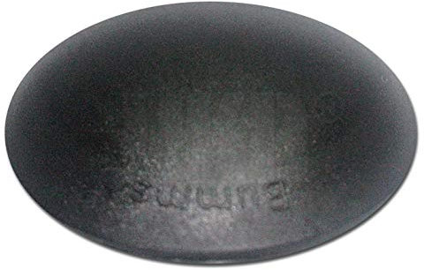 HKB ® 10 Stück BUMMS Türstopper, Türpuffer, Ø 60 mm Höhe: 15 mm, schwarz, aus Kunststoff, mit Klebefläche, Originalprodukt von Hersteller Hansi Siebert, Artikel-Nr. 50361