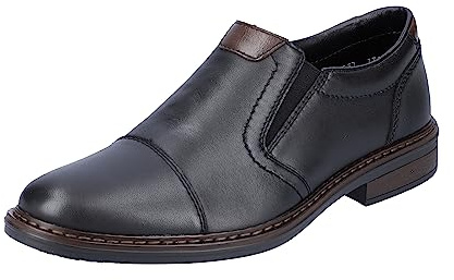 Rieker 17659 herr Loafer, svart, 43 EU