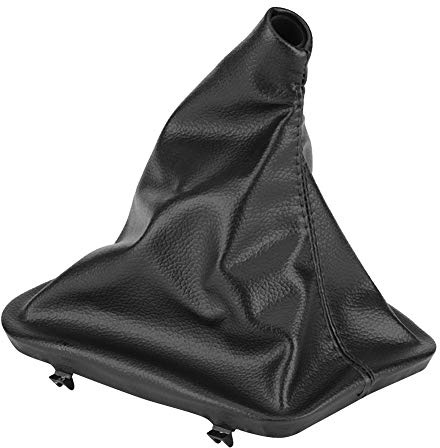 Bediffer Schalthebelabdeckung , Linke Hand Fahrerseite Auto Schaltknauf Schaltknauf Gamasche Kofferraumabdeckung Kunstleder Schaltknauf Gamasche Schutz Autozubeh?r E34 E36 E46 Z3 (Schwarz)