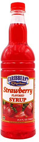 CARIBBEAN RHYTHMS Sirop de fraise 720 ml