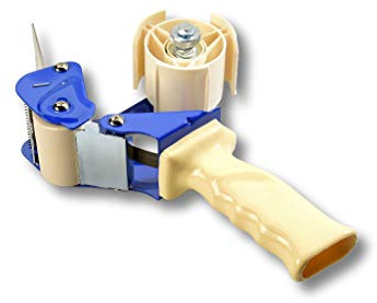 Profi Paketbandabroller/Klebebandabroller - Robuste Metall- + Kunststoffkonstruktion (Bis 50 mm breites Paketband)