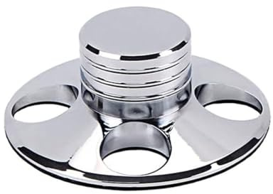 Alnicov Schallplattengewicht-Stabilisator LP Vinyl Plattenspieler Metall Disc Stabilisator Record Weight HiFi für LP Vinyl Record Player (Silber)