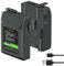 2 Stück V Mount/V Lock Akku 95Wh 14.4V 6600mAh wiederaufladbarer Li-Ionen Akku für Broadcast Video Camcorder, kompatibel mit Sony HDCAM, XDCAM, Digital Cinema Kameras und Anderen Camcordern
