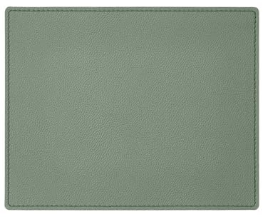 Eglooh - Palladio - Mauspad aus echtem Leder Salbei Grün cm 25x20 - Mousepad für Schreibtisch und Büro, handwerkliche Nähte und Rutschfester Boden - Made in Italy