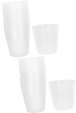 IWOWHERO 72pezzi Contenitori Per Trasparenti Vasi Nutrienti Per Germinazione e Trapianto Fioriture e