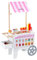 VEVOR Carrito de Helados, Más de 20 Accesorios, Juego de Simulación de Heladería, Cocina, Juguetes con Helado y Paleta, Toldo y Congelador, Cajones, para Niños de 3 a 7 Años, 747 x 350 x 1220 mm
