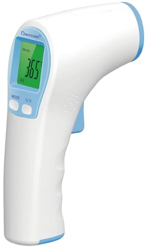 Berrcom Fieberthermometer Kontaktloses Infrarot Stirnthermometer für Babys Kinder Erwachsene Digitales Medizinisches Thermometer 3 in 1 mit sofortigen genauen Messwerten