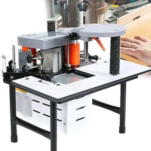 XueFulxion Máquina para Cantos de Melamina,Canteadora Eléctrica para Bricolaje - Permite Sellarlos Bordes de los Tableros de Partículas y los Paneles de Madera para un Acabado Limpio