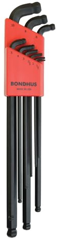 Starrett 76367099 - Pack de 9 Llaves (1.5-10 mm) color amarillo